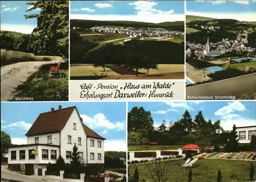 Daxweiler Pension Haus am Walde Schwimmbad Stromberg Kat. Daxweiler