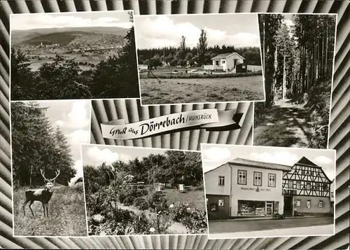 Doerrebach Hunsrueck Gasthaus Zum weissen Ross Kat. Doerrebach