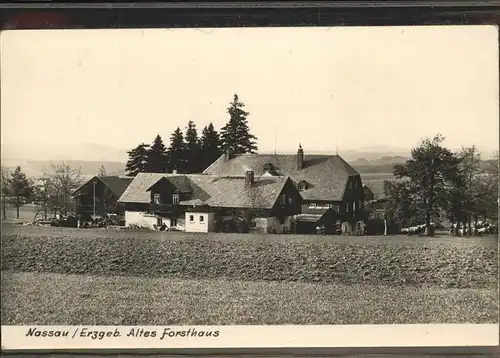 Nassau Erzgebirge Altes Forsthaus Kat. Frauenstein Sachsen