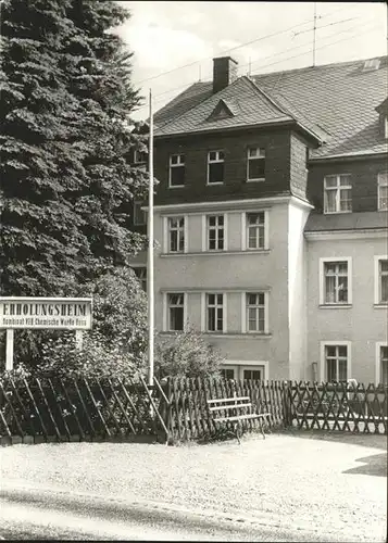 Baerenstein Annaberg-Buchholz Erholungsheim Kat. Baerenstein