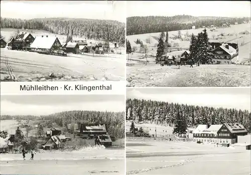 Muehlleithen Klingenthal Kr. Klingenthal Schnee Winter / Klingenthal Sachsen /Vogtlandkreis LKR