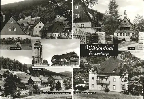 Wildenthal Eibenstock Schule Auersberg Ferienheim Falgard Kat. Eibenstock