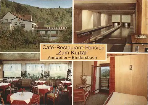 Annweiler Trifels Cafe Restaurant Pension Zum Kurtal Kat. Annweiler am Trifels