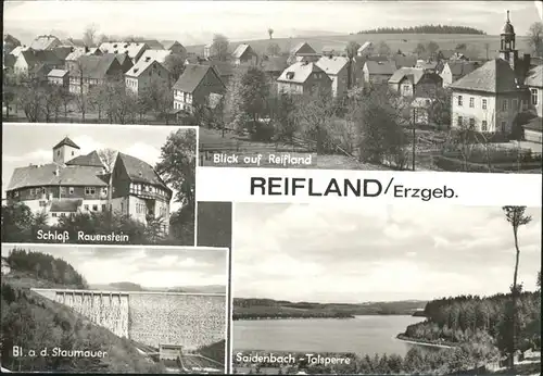 Reifland Reifland Schloss Rauenstein Staumauer Talsperre Saidenbach Kat. Lengefeld Erzgebirge