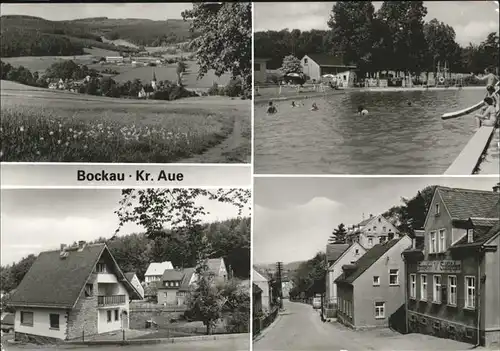 Bockau Erzgebirgskreis Freibad Kat. Bockau