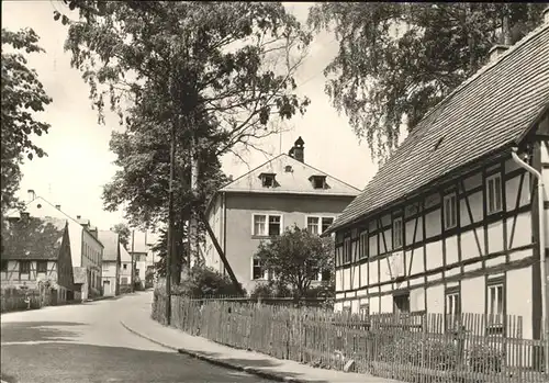 Erdmannsdorf Augustusburg Strasse der Befreiung Kat. Augustusburg