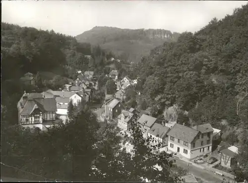 Bad Thal Ruhla Blick vom Tempelchen Kat. Ruhla