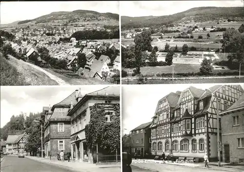 Steinbach-Hallenberg Erholungsheim Fortschritt Fachwerk Kat. Steinbach-Hallenberg