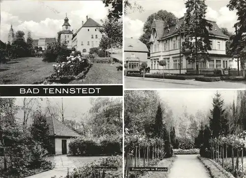 Bad Tennstedt Kurhaus Rosengarten Kurpark Goethehaeuschen Kat. Bad Tennstedt