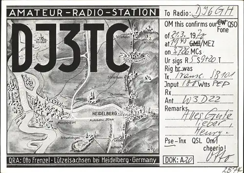 Luetzelsachsen Amateur Radio Station Kat. Weinheim