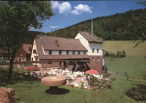 Waldbrunn Odenwald Ausflugsgasstaette zur Muehle A. Holzer Kat. Waldbrunn