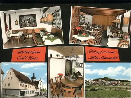 pw05373 Struempfelbrunn Hotel Garni Cafe Nuss Kategorie. Waldbrunn Alte Ansichtskarten