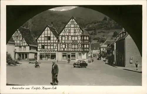 Annweiler Trifels Keysereck Fachwerk Autos Kat. Annweiler am Trifels