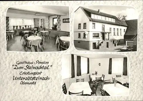 Abtsteinach Gasthaus Pension Zum Steinachtal Kat. Abtsteinach