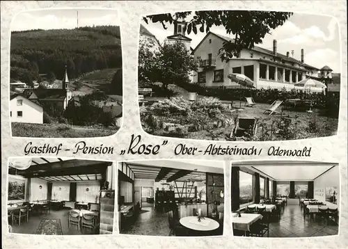 Abtsteinach Gasthof Pension Rose Leonh. Hintenlang Kat. Abtsteinach