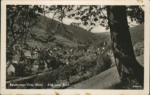 Rauenstein Erzgebirge Blick vom Boehl Kat. Lengefeld Erzgebirge