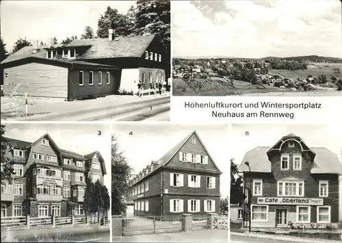 Neuhaus Rennweg Cafe Oberland Jugendherberge Karl Marx Kat. Neuhaus Rennweg