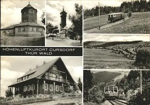 Cursdorf Bergbahn Froebelturm Kat. Cursdorf