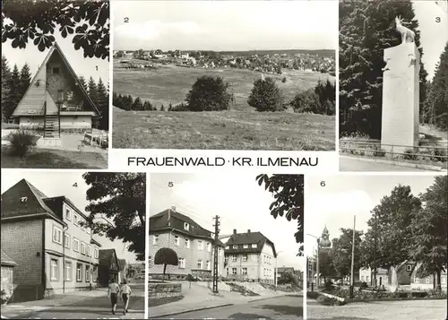 Frauenwald Thueringen Rennsteig Wandelhuette Erholungsheim Drei Kronen Kat. Frauenwald