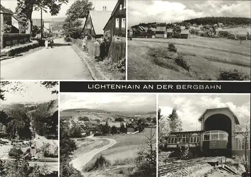 Lichtenhain Bergbahn Bergbahn / Oberweissbach Thueringer Wald /Saalfeld-Rudolstadt LKR