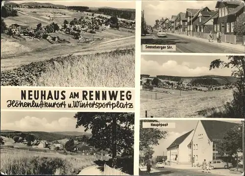 Neuhaus Rennweg Hauptpost Sonnebergerstrasse Kat. Neuhaus Rennweg