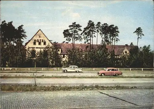 Hermsdorf Thueringen Hotel Rasthof Hermsdorfer Kreuz Kat. Hermsdorf Thueringen