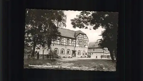 Tautenhain Gasthaus Kanone Kat. Tautenhain Hermsdorf