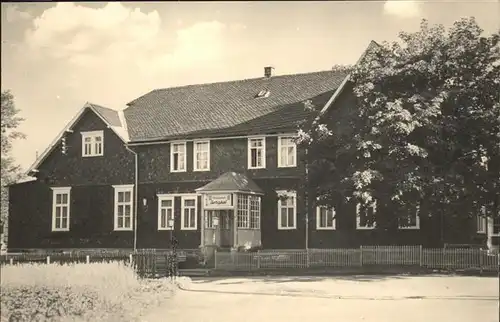 Schmiedefeld Rennsteig Ferienheim Berghof Kat. Schmiedefeld Rennsteig