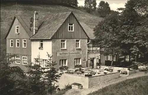 Frauenwald Thueringen Restaurant Fraubachmuehle Kat. Frauenwald