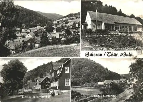 Biberau Kulturhaus Robert Stamm Lichtenau Tellerhammer Kat. Schleusegrund