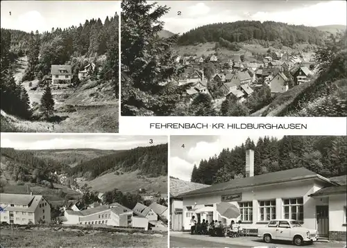 Fehrenbach Erholungsheim Fritz Sattler Gaststaette Treffpunkt Kat. Masserberg