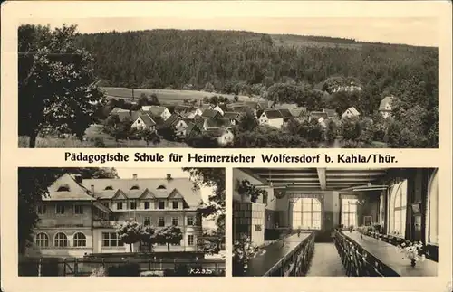 Wolfersdorf Berga Paedagogische Schule fuer Heimerzieher Kat. Berga Elster