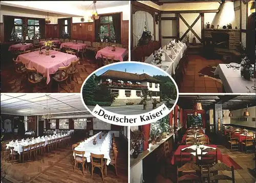 Schoenau Odenwald Pension Deutscher Kaiser Kat. Schoenau