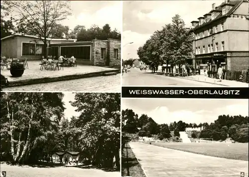 Weisswasser Oberlausitz Cafe Muskauer Strasse Stadion Kat. Weisswasser