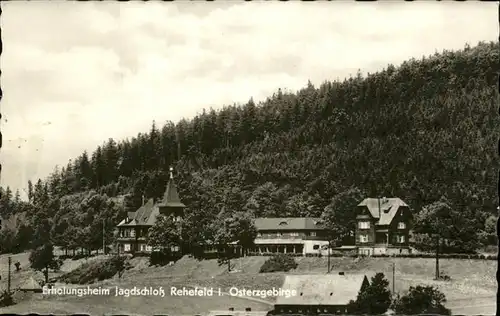 Rehefeld-Zaunhaus Erholungsheim Jagdschloss  Kat. Altenberg