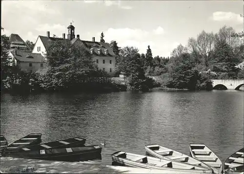 Grillenburg Jagdschloss Boote Kat. Tharandt