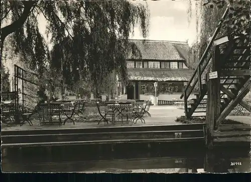 pw07730 Lehde Cafe Venedig Terrasse Kategorie. Luebbenau Alte Ansichtskarten