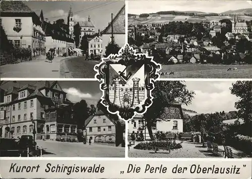 Schirgiswalde Perle der Oberlausitz Wappen Kat. Schirgiswalde