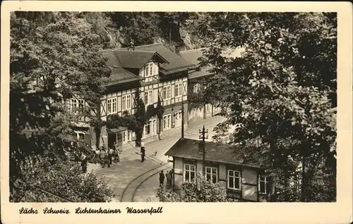 Lichtenhain Sebnitz Wasserfall / Sebnitz /Saechsische Schweiz-Osterzgebirge LKR