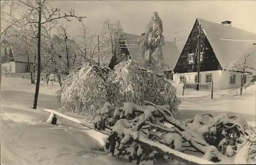 Zinnwald-Georgenfeld Im Schnee Kat. Altenberg