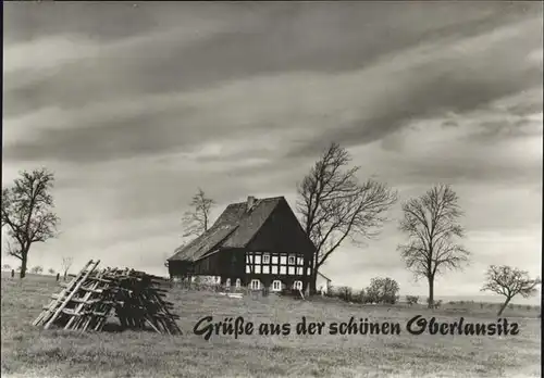 Obercunnersdorf Loebau Umgebindehaus Kat. Obercunnersdorf Loebau