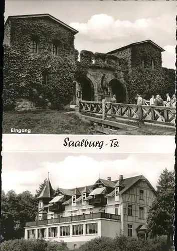 Saalburg Taunus Eingang Saalburg Kinderheim Kat. Wehrheim