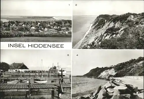 Insel Hiddensee Kloster Enddorn Hafen Strand Kat. Insel Hiddensee