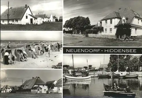 Neuendorf Hiddensee Hotel Am Meer Hafen Strand Kat. Insel Hiddensee