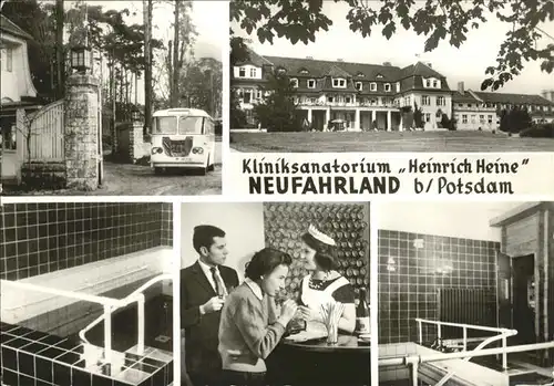 Neu Fahrland Sanatorium Heinrich Heine Kat. Potsdam