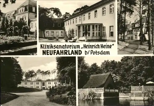 Neu Fahrland Sanatorium Heinrich Heine Kat. Potsdam