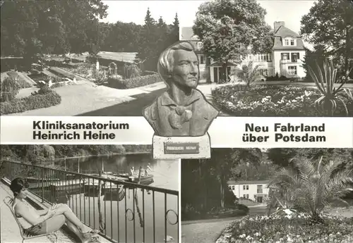 Neu Fahrland Sanatorium Heinrich Heine Kat. Potsdam