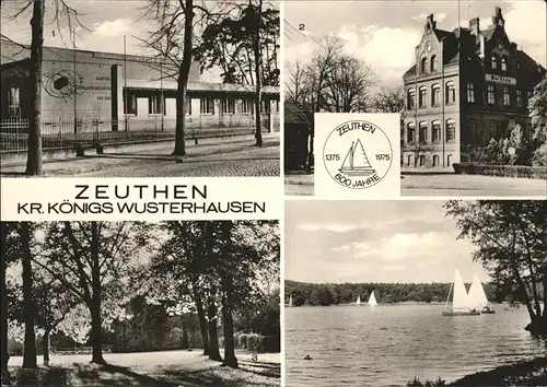 Zeuthen Akademie der Wissenschften Rathaus Philipp-Mueller-Platz Kat. Zeuthen