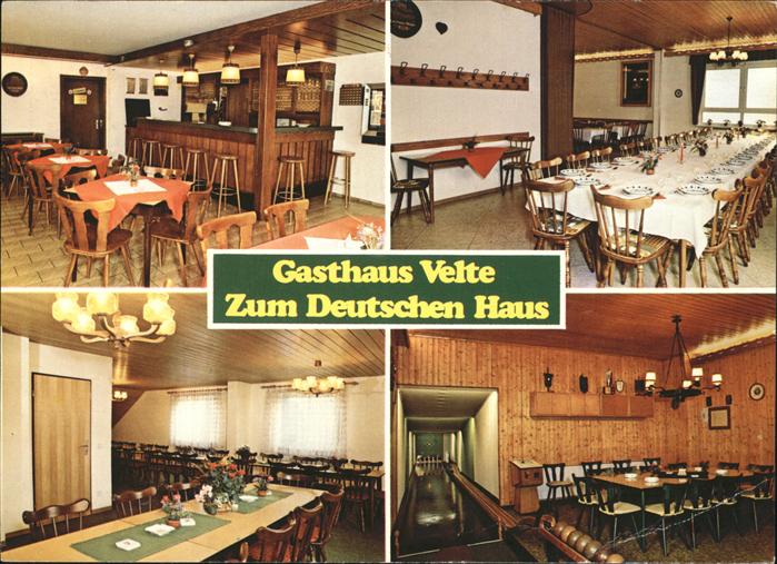 NeuAnspach Gasthaus Velte Zum Deutschen Haus Kat. Neu