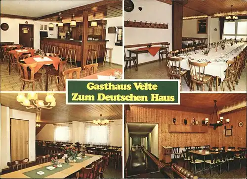 Neu-Anspach Gasthaus Velte Zum Deutschen Haus Kat. Neu-Anspach